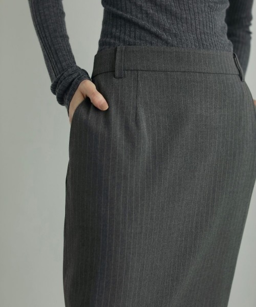 anuke(アンヌーク)の「anuke Heather Stretch Middleskirt(スカート・レディース・ダークグレー/グレー・36/38)」の10枚目の写真