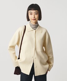 BEAUTY&YOUTH UNITED ARROWS | コットンウールブレンド ミラノリブ シャツカーディガン ウォッシャブル(カーディガン/ボレロ)