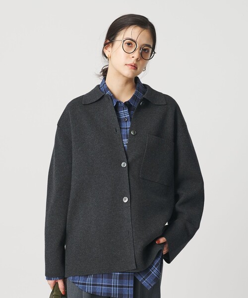新品タグ付きBEAUTY&YOUTH コットンブレンド ミラノリブカーディガン BEAUTY&YOUTH UNITED ARROWS（ビューティーアンドユースユナイテッド