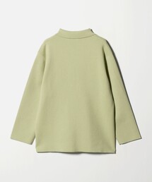 コットンウールブレンド ミラノリブ シャツカーディガン