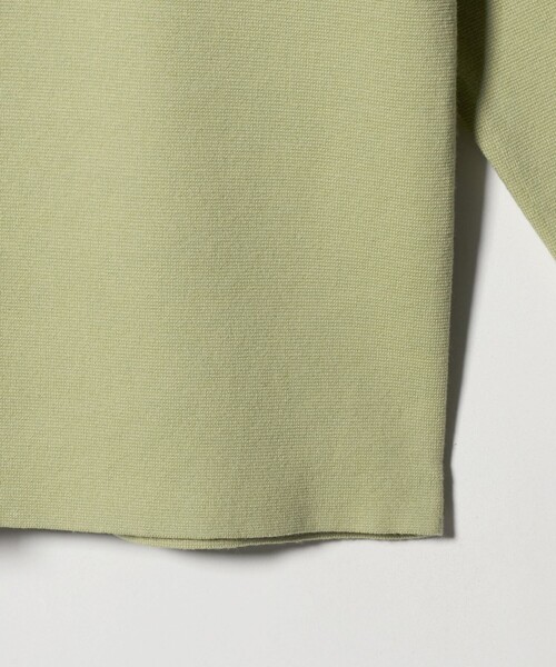 BEAUTY&YOUTH UNITED ARROWS(ビューティーアンドユースユナイテッドアローズ)の「コットンウールブレンド ミラノリブ シャツカーディガン ウォッシャブル(カーディガン/ボレロ・レディース・オフホワイト/ライム/ダークグレー・FREE)」の21枚目の写真