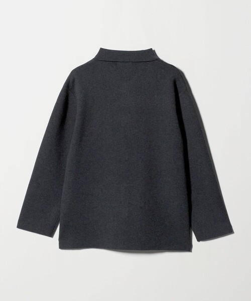 セール】コットンウールブレンド ミラノリブ シャツカーディガン