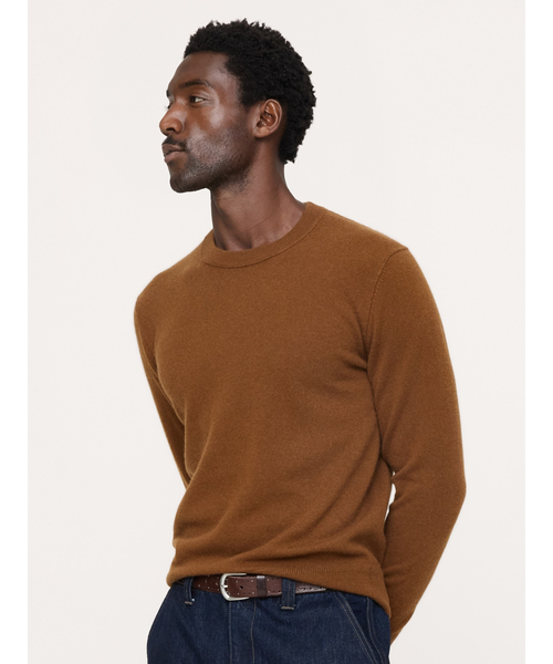 Banana Republic(バナナリパブリック)の「カシミヤ クルーネックセーター(ニット/セーター・メンズ・アイボリー/ブルー/グレー/バーガンディー/イエロー/ネイビー/グリーン/オレンジ/サックスブルー/ライトイエロー/ブルー系その他3/ブラック/チャコールグレー/ブラウン/ブルー系その他2/ブラック系その他/ブルー系その他/ピンク系その他・L/XL/M/S)」の6枚目の写真