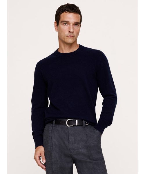 Banana Republic(バナナリパブリック)の「カシミヤ クルーネックセーター(ニット/セーター・メンズ・アイボリー/ブルー/グレー/バーガンディー/イエロー/ネイビー/グリーン/オレンジ/サックスブルー/ライトイエロー/ブルー系その他3/ブラック/チャコールグレー/ブラウン/ブルー系その他2/ブラック系その他/ブルー系その他/ピンク系その他・L/XL/M/S)」の12枚目の写真