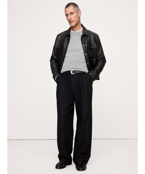 Banana Republic(バナナリパブリック)の「カシミヤ クルーネックセーター(ニット/セーター・メンズ・アイボリー/ブルー/グレー/バーガンディー/イエロー/ネイビー/グリーン/オレンジ/サックスブルー/ライトイエロー・L/XL/M/S)」の18枚目の写真
