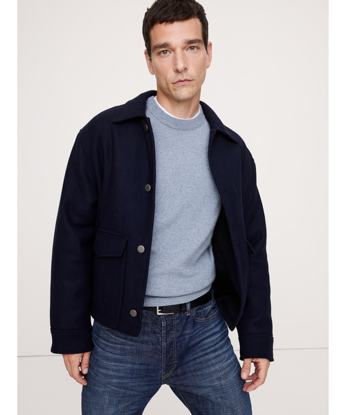 Banana Republic(バナナリパブリック)の「カシミヤ クルーネックセーター(ニット/セーター・メンズ・アイボリー/ブルー/グレー/バーガンディー/イエロー/ネイビー/グリーン/オレンジ/サックスブルー/ライトイエロー・L/XL/M/S)」の19枚目の写真