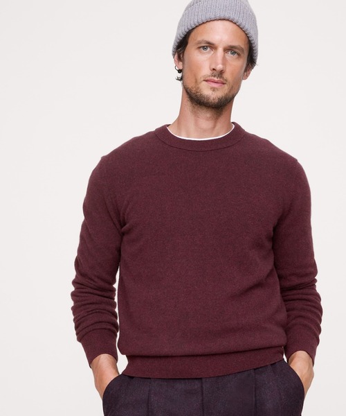 Banana Republic(バナナリパブリック)の「カシミヤ クルーネックセーター(ニット/セーター・メンズ・アイボリー/ブルー/グレー/バーガンディー/イエロー/ネイビー/グリーン/オレンジ/サックスブルー/ライトイエロー・L/XL/M/S)」の9枚目の写真