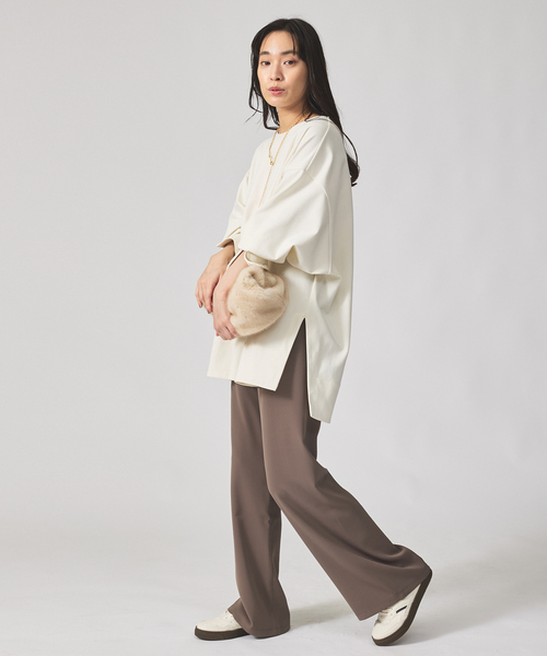 qualite（カリテ）の「【一部店舗限定】ストレッチツイルレギンスパンツ/秋服/冬服/オフィスカジュアル（その他パンツ・レディース・モカ/ブラック・36/38）」の10枚目の写真