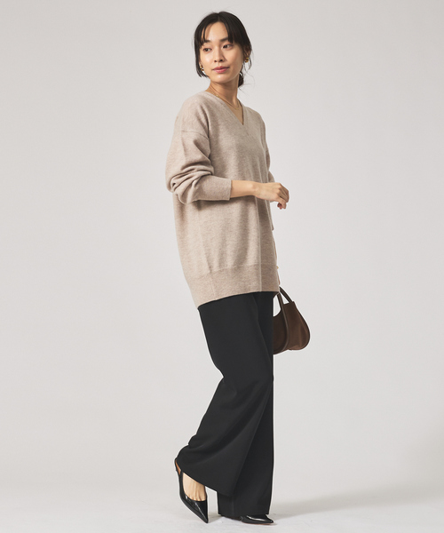 qualite（カリテ）の「【一部店舗限定】ストレッチツイルレギンスパンツ/秋服/冬服/オフィスカジュアル（その他パンツ・レディース・モカ/ブラック・36/38）」の15枚目の写真