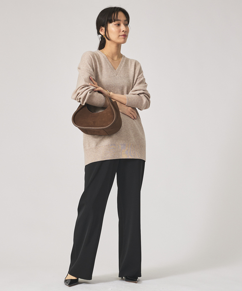 qualite（カリテ）の「【一部店舗限定】ストレッチツイルレギンスパンツ/秋服/冬服/オフィスカジュアル（その他パンツ・レディース・モカ/ブラック・36/38）」の16枚目の写真