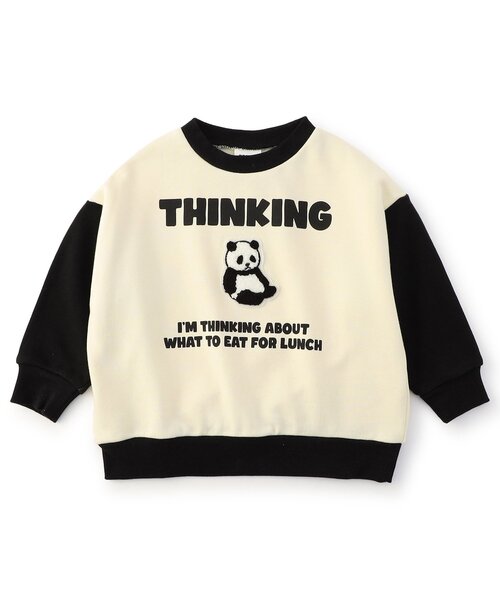 BREEZE(브리즈)의 「【링크/주니어 대응】사가라 와펜 트레이너(스웨트)」｜오프 화이트