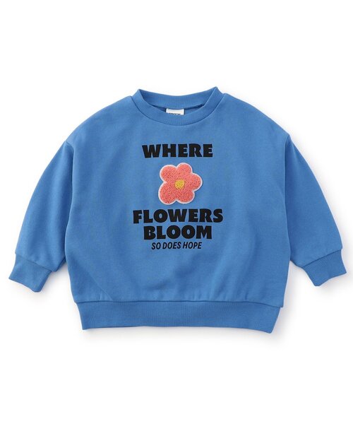 BREEZE(브리즈)의 「【링크/주니어 대응】사가라 와펜 트레이너(스웨트)」｜블루