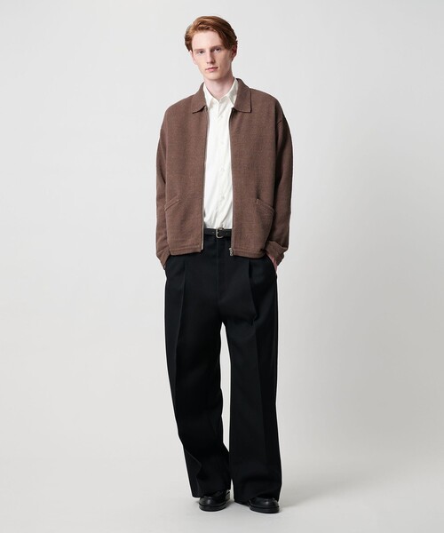 BEAUTY&YOUTH UNITED ARROWS（ビューティーアンドユースユナイテッドアローズ）の「スラビー ポロニット ジャケット（カーディガン/ボレロ・メンズ・モカ/ブラック・S/XL/M/L）」の4枚目の写真