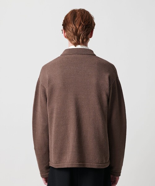 BEAUTY&YOUTH UNITED ARROWS（ビューティーアンドユースユナイテッドアローズ）の「スラビー ポロニット ジャケット（カーディガン/ボレロ・メンズ・モカ/ブラック・S/XL/M/L）」の8枚目の写真