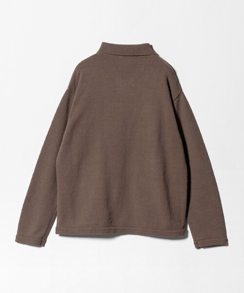 BEAUTY&YOUTH UNITED ARROWS（ビューティーアンドユースユナイテッドアローズ）の「スラビー ポロニット ジャケット（カーディガン/ボレロ・メンズ・モカ/ブラック・S/XL/M/L）」の10枚目の写真