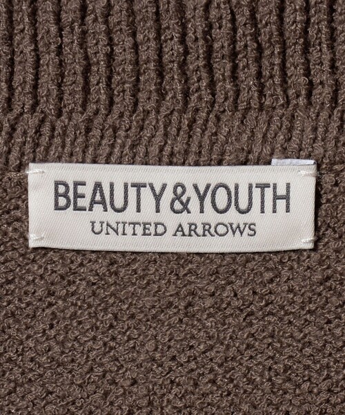 BEAUTY&YOUTH UNITED ARROWS（ビューティーアンドユースユナイテッドアローズ）の「スラビー ポロニット ジャケット（カーディガン/ボレロ・メンズ・モカ/ブラック・S/XL/M/L）」の21枚目の写真