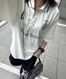 CONVERSE TOKYO | LACE-UP COLLAR SOCCER LONGSLEEVE TEE(Tシャツ/カットソー)