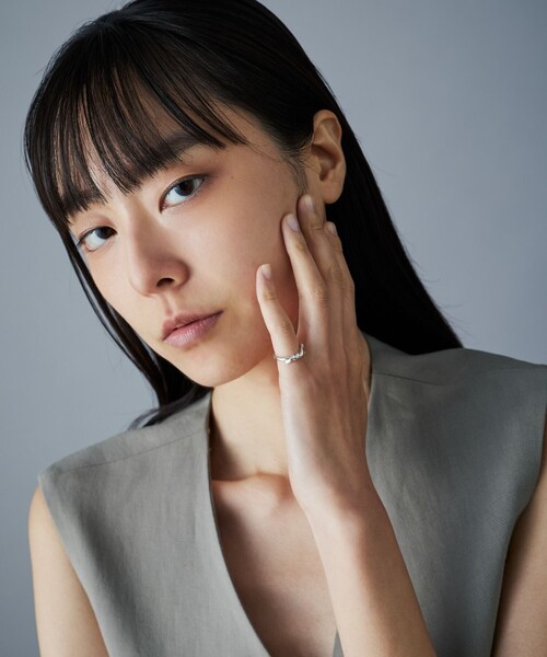 Jouete(ジュエッテ)の「ピンキーリング ツイスト(リング・レディース・シルバー・5号/3号/7号)」の3枚目の写真
