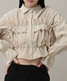 3.3 Field Trip  | 3.3 Field Trip／コーデュロイフリルブラウス(シャツ/ブラウス)