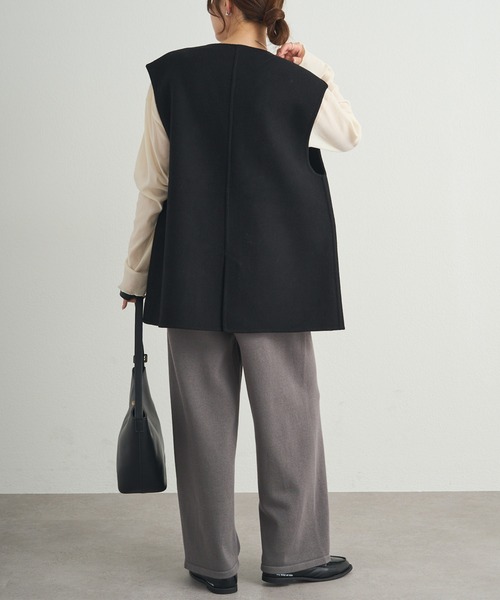 PUAL CE CIN（ピュアルセシン）の「【セットアップ対応】ニットパンツ（その他パンツ・レディース・ブラック/グレー・FREE）」の18枚目の写真