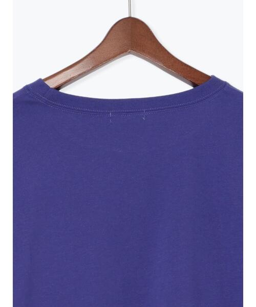 Te chichi TERRASSE(テチチテラス)の「フェイクレイヤードプリントTシャツ(Tシャツ/カットソー・レディース・パープル/チャコールグレー/キナリ・F)」の5枚目の写真