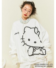 【Little sunny bite】hello kitty x little sunny bite sweat top