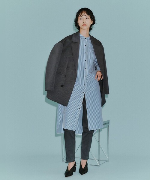 CAST:（キャストコロン）の「【CAST COLON】ストレッチタイトパンツ（その他パンツ・レディース・グレー系その他2/ベージュ系その他4・S/M）」の3枚目の写真