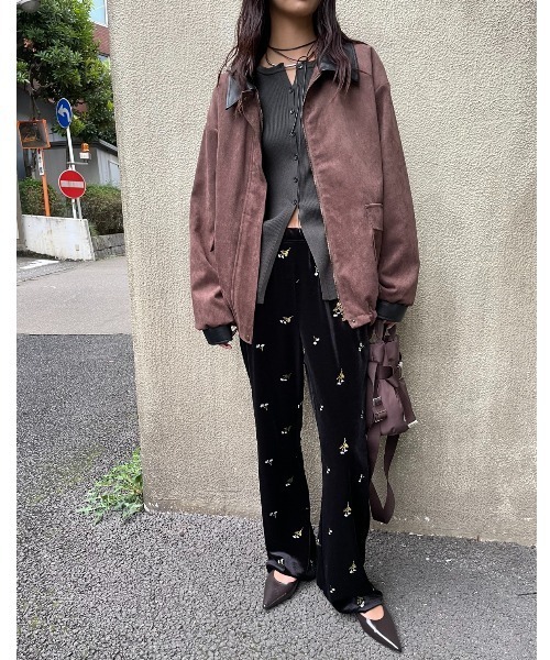 AIC.（エーアイシー）の「刺繍ベロアイージーパンツ（その他パンツ・レディース・ブラウン/ブラック・FREE）」の22枚目の写真