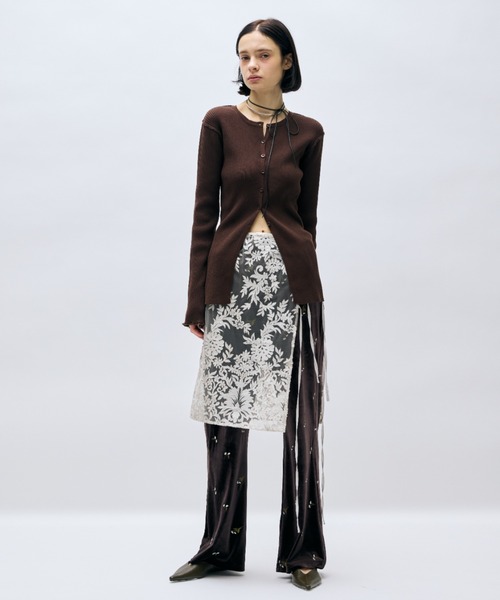 AIC.（エーアイシー）の「刺繍ベロアイージーパンツ（その他パンツ・レディース・ブラウン/ブラック・FREE）」の8枚目の写真