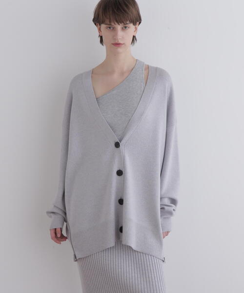 ウールオーバーサイズカーディガン（カーディガン/ボレロ）｜LE PHIL