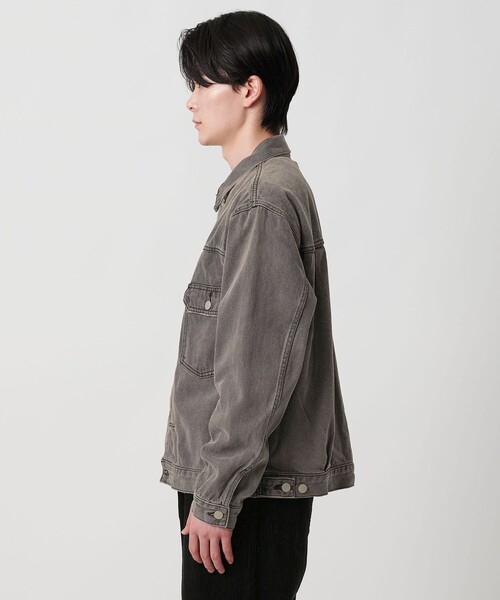 A DAY IN THE LIFE UNITED ARROWS(アデイインザライフユナイテッドアローズ)の「デニム トラッカージャケット<A DAY IN THE LIFE>(その他アウター・メンズ・コバルトブルー/ブラック・M/L)」の7枚目の写真