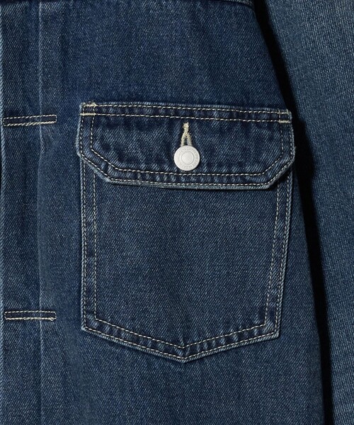 A DAY IN THE LIFE UNITED ARROWS(アデイインザライフユナイテッドアローズ)の「デニム トラッカージャケット<A DAY IN THE LIFE>(その他アウター・メンズ・コバルトブルー/ブラック・M/L)」の13枚目の写真