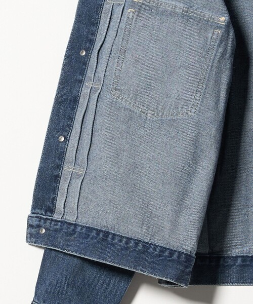 A DAY IN THE LIFE UNITED ARROWS(アデイインザライフユナイテッドアローズ)の「デニム トラッカージャケット<A DAY IN THE LIFE>(その他アウター・メンズ・コバルトブルー/ブラック・M/L)」の14枚目の写真