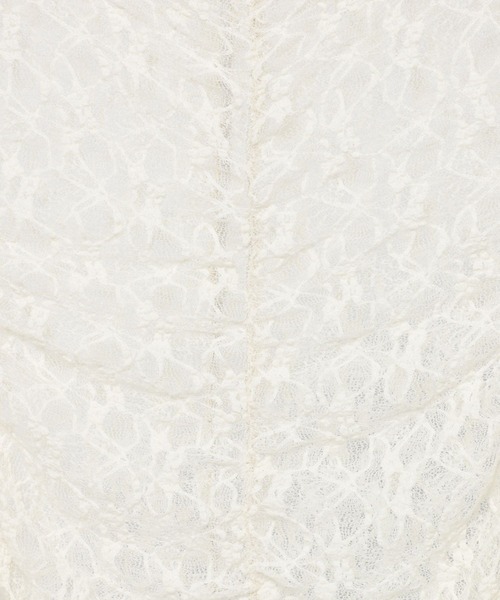 mysty woman(ミスティウーマン)の「総レースハイネックギャザープルオーバー 606418(Tシャツ/カットソー・レディース・オフホワイト/ブラウン/ブラック・FREE)」の15枚目の写真