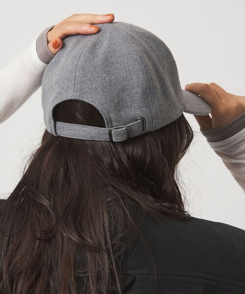 起毛ピーチ バイザー キャップ / 帽子 UVカット（キャップ）｜green