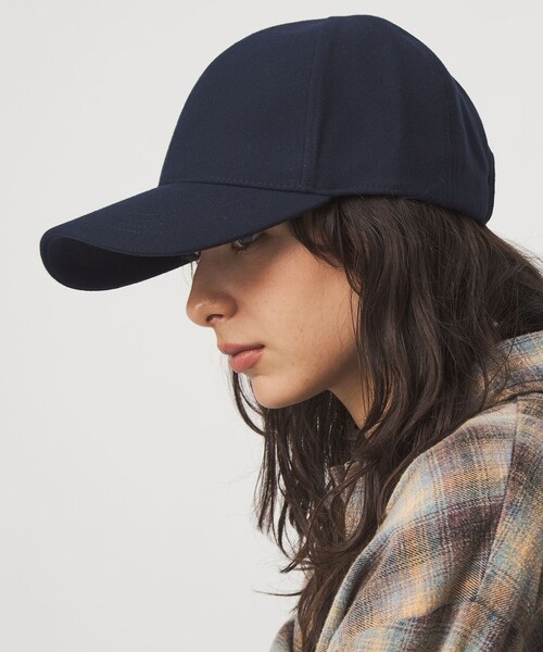 green label relaxing（グリーンレーベルリラクシング）の「起毛ピーチ バイザー キャップ / 帽子 UVカット（キャップ・レディース・ライトグレー/ブラック/ネイビー/モカ・FREE）」の13枚目の写真