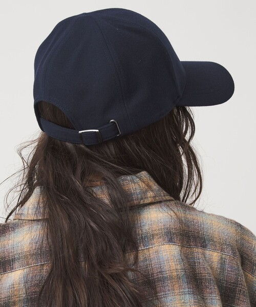 green label relaxing（グリーンレーベルリラクシング）の「起毛ピーチ バイザー キャップ / 帽子 UVカット（キャップ・レディース・ライトグレー/ブラック/ネイビー/モカ・FREE）」の14枚目の写真