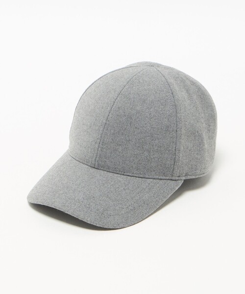 green label relaxing（グリーンレーベルリラクシング）の「起毛ピーチ バイザー キャップ / 帽子 UVカット（キャップ・レディース・ライトグレー/ブラック/ネイビー/モカ・FREE）」の15枚目の写真