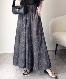 classicalelf（クラシカルエルフ）の「【吸水速乾機能・接触冷感機能付き】ひと穿きで清涼感まとえる。さらっと快適！ボリュームイージースカーチョパンツ（その他パンツ）」