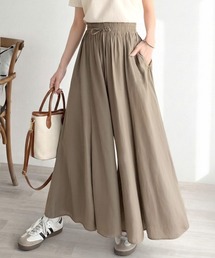 classicalelf（クラシカルエルフ）の「【吸水速乾機能・接触冷感機能付き】ひと穿きで清涼感まとえる。さらっと快適！ボリュームイージースカーチョパンツ（その他パンツ）」