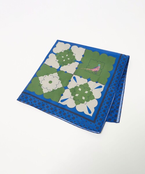 green label relaxing(グリーンレーベルリラクシング)の「GLR スクエア ラージ スカーフ(バンダナ/スカーフ・メンズ・ネイビー/ダークブラウン/コバルトブルー/その他2/ブラック/その他1・FREE)」の4枚目の写真