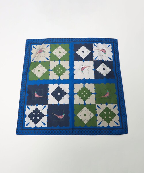 green label relaxing(グリーンレーベルリラクシング)の「GLR スクエア ラージ スカーフ(バンダナ/スカーフ・メンズ・ネイビー/ダークブラウン/コバルトブルー/その他2/ブラック/その他1・FREE)」の14枚目の写真