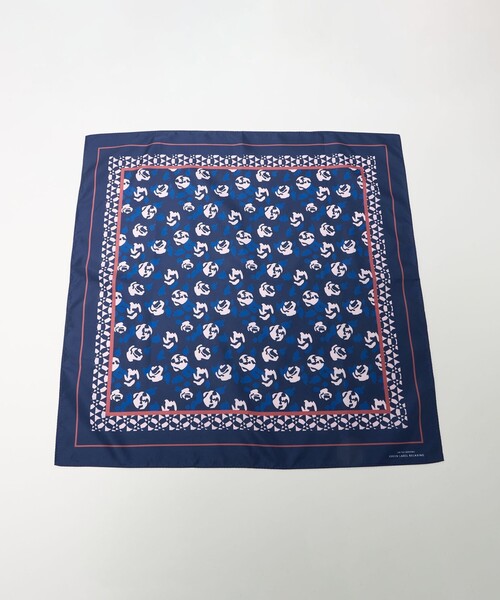 green label relaxing(グリーンレーベルリラクシング)の「GLR スクエア ラージ スカーフ(バンダナ/スカーフ・メンズ・ネイビー/ダークブラウン/コバルトブルー/その他2/ブラック/その他1・FREE)」の16枚目の写真