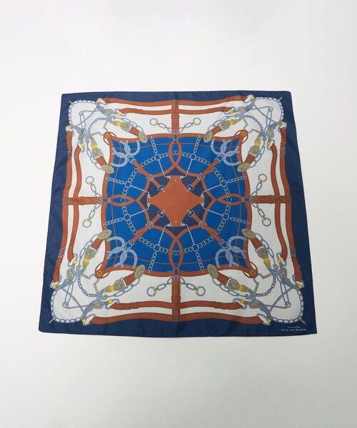 green label relaxing(グリーンレーベルリラクシング)の「GLR スクエア ラージ スカーフ(バンダナ/スカーフ・メンズ・ネイビー/ダークブラウン/コバルトブルー/その他2/ブラック/その他1・FREE)」の18枚目の写真