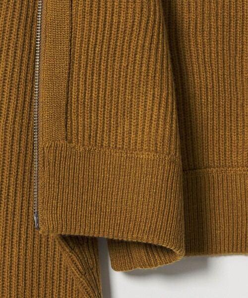 BEAUTY&YOUTH UNITED ARROWS（ビューティーアンドユースユナイテッドアローズ）の「ウールブレンドアゼ ジップショートカーディガン（カーディガン/ボレロ・レディース・ブラウン系/オフホワイト・FREE）」の16枚目の写真