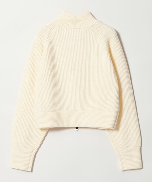 BEAUTY&YOUTH UNITED ARROWS（ビューティーアンドユースユナイテッドアローズ）の「ウールブレンドアゼ ジップショートカーディガン（カーディガン/ボレロ・レディース・ブラウン系/オフホワイト・FREE）」の21枚目の写真