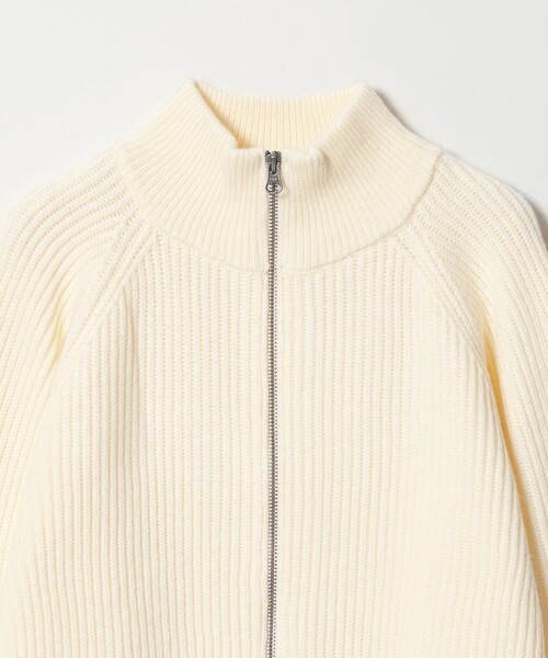 BEAUTY&YOUTH UNITED ARROWS（ビューティーアンドユースユナイテッドアローズ）の「ウールブレンドアゼ ジップショートカーディガン（カーディガン/ボレロ・レディース・ブラウン系/オフホワイト・FREE）」の22枚目の写真