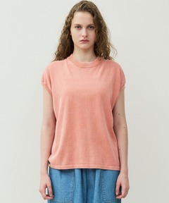 ドライコットンピグメントフレンチニットTシャツ