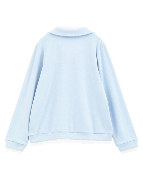 CRAFT STANDARD BOUTIQUE(クラフトスタンダードブティック)の「レイヤード風プルオーバー(Tシャツ/カットソー・レディース・ライトブルー/ブラック/チャコールグレー・FREE)」の22枚目の写真