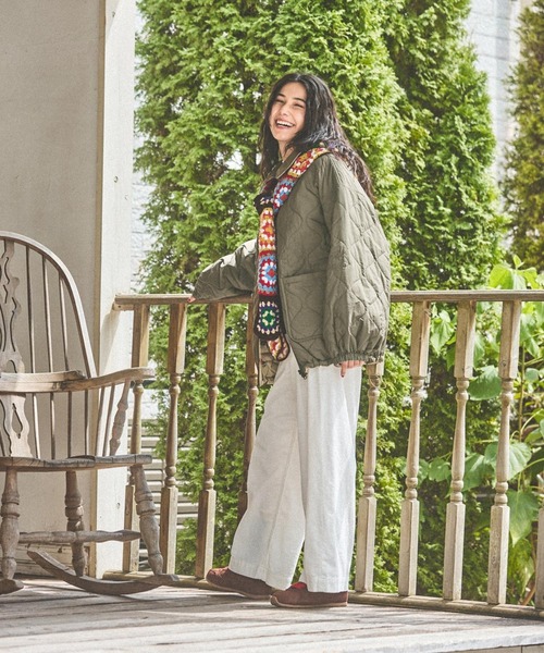 niko and...(ニコアンド)の「オリジナルフード付きマフラー(マフラー・レディース・その他1/その他2・0)」の4枚目の写真